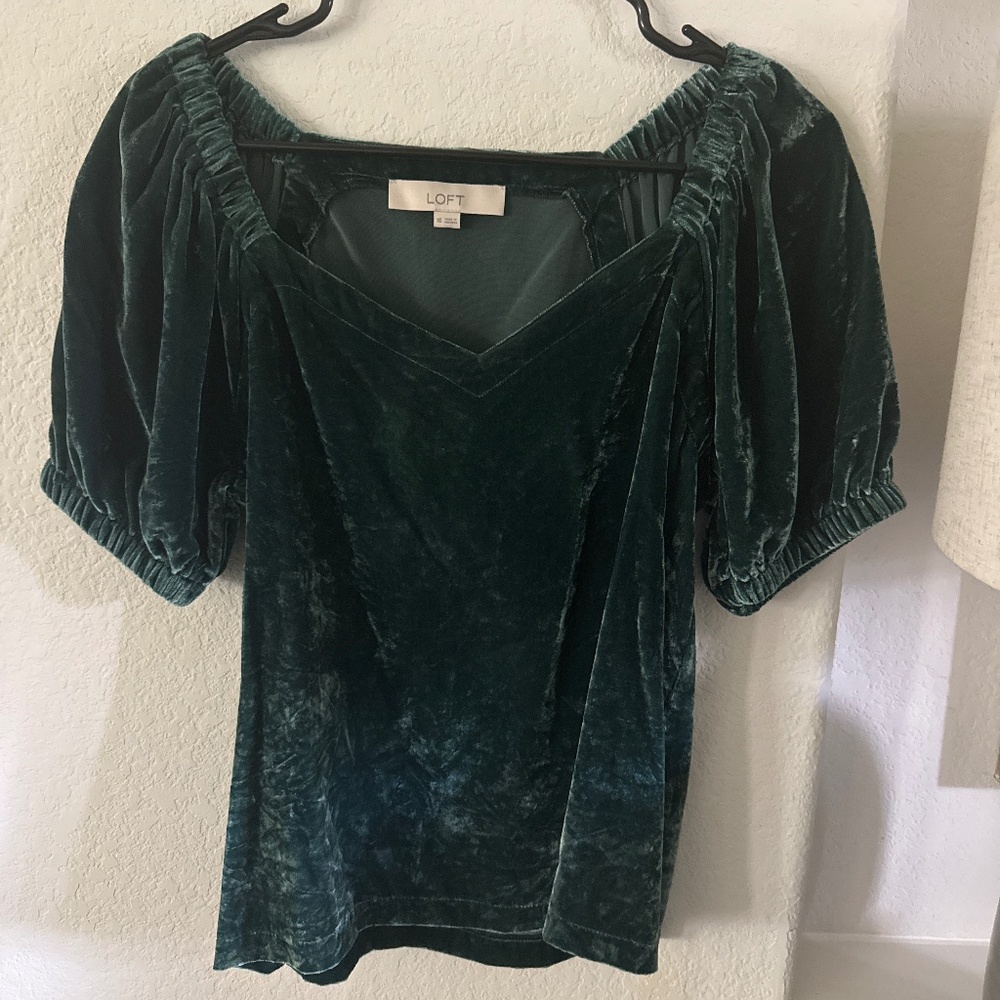 Loft Green Top